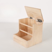 Mangeoire à foin en bois pour animaux de compagnie, gamelle d'alimentation pour lapins, boîte à nourriture pour chinchillas et cochons d'Inde, gamelle multifonctionnelle ouvrable, fournitures pour mangeoire à foin