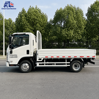 Camion plateau d'occasion Qingling I SUZU KV100 4x2, moteur diesel Euro 6, petit camion de livraison de marchandises pour l'exportation