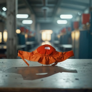 Firefighting <b>Head</b> <b>Cover</b> Orange Flame Retardant Durable Rubber Material Protective Neck Shield - Product Image 6