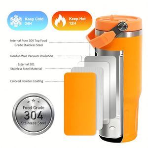 Vaso Térmico para Auto de Acero Inoxidable de Doble Pared con Aislamiento al Vacío, Diseño Resistente para Uso en Conducción Todoterreno y Rural, con Logotipo Personalizado - Product Image 5