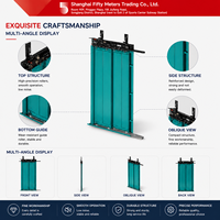 Système de porte d'ascenseur automatique moderne de haute qualité avec rail de guidage en acier durable pour ascenseurs de passagers d'hôtels et d'appartements