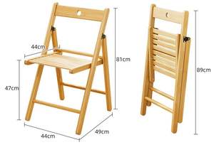 Folding <strong>Bamboo</strong> Wooden <strong>Chair</strong> - Product Image 5