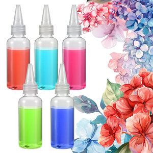 Custom Model <b>Plastic</b> PET Pointed Hair Oil Nozzle for Squeeze Bottles with Twist <b>Caps</b> Screen Printed - Product Image 3