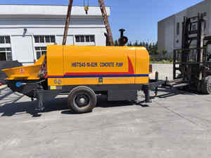 Pompe à béton pour remorque à moteur diesel 30/40/50/60/80 mètre cube de pompe à béton à vendre - Product Image 4