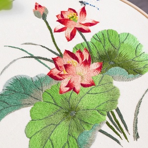 <span class=keywords><strong>Bordado</strong></span> costura flor DIY hecho a mano regalo creativo hacer Material <span class=keywords><strong>bordado</strong></span> Kits - Product Image 3