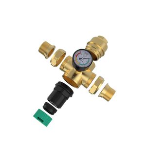 Vanne de réduction de pression à double joint en laiton à haut débit de type Honeywell avec régulation réglable - Product Image 3