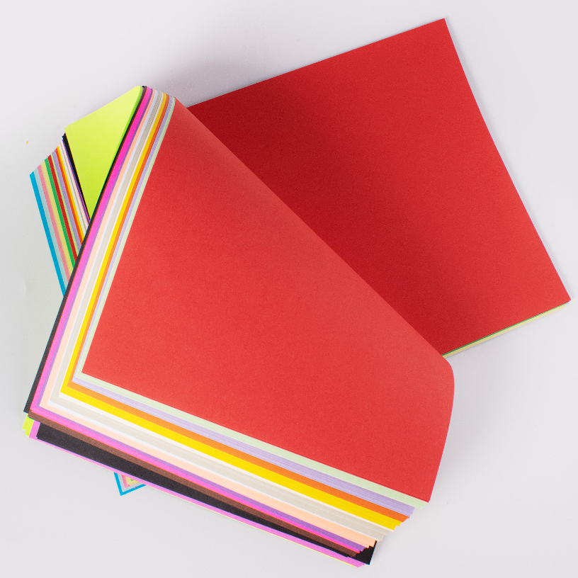 80G 230gsm Printing Cardboard Paper Cardstock Cards Hard Colorful A4 Kraft Paper Sheets Paper Wholesale