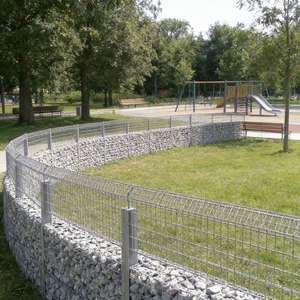 Duvar Galvanizli Taş Sepet Çit Çoklu Kaya Metal Tel Örgü Kutu - Product Image 2