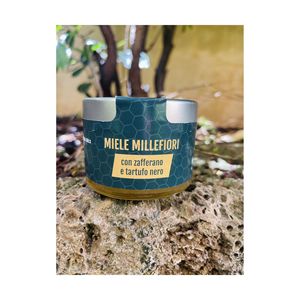 Elite อิตาลี100G ฟิวชั่นน้ำผึ้งมานูก้าออร์แกนิกพร้อมหญ้าฝรั่นและทรัฟเฟิลสีดำสำหรับของหวานและอาหารเรียกน้ำย่อย - Product Image 1