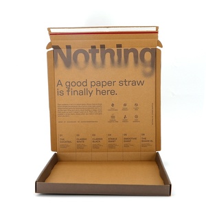 Boîte d'emballage pliable en carton ondulé Eco Kraft avec graphismes personnalisés – Idéale pour le commerce de détail et les envois par <span class=keywords><strong>abonnement</strong></span>, durable - Product Image 1