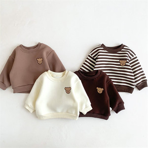 1 pz Logo personalizzato RTS primavera autunno neonato bambino ragazzi ragazze vestiti cotone orso bambino felpa - Product Image 1