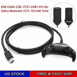 Câble de charge de données <span class=keywords><strong>USB</strong></span> US pour Zebra TC51 TC510K TC56 TC57 CBL-TC51-USB1-01 Neuf - Product Image 1