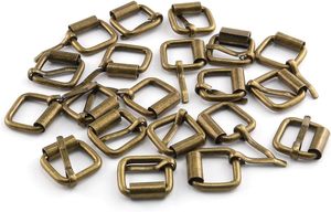 E Outstanding PCS Single Prong <b>Roller</b> Buckle Bronze Metal <b>Roller</b> Buckle For Belts <b>Bags</b> Shoes DIY Hardware Accessories Inch - Product Image 1