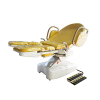 Table d'opération chirurgicale électrique, lit obstétrical avec moteur linéaire, 45 #   Base en acier et ABS, dossier réglable pour salle de maternité