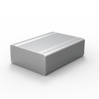 Usinage CNC Boîtier en aluminium anodisé Boîtiers d'instruments électroniques Boîte de jonction Boîte de rail Din