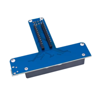 Papan pengembangan Microbit modul papan ekspansi GPIO tipe-t Micro:bit DC 3 V-5 V papan adaptor papan roti Python