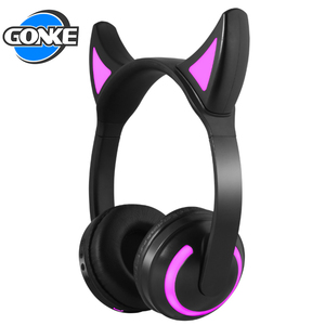 Música de moda del ruido lindo oreja de gato brillante Auriculares auriculares azulejos - Product Image 2