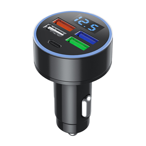PD ile 66W 4-Port <span class=keywords><strong>USB</strong></span> araba şarjı hızlı şarj 3.1A hızlı şarj adaptörü iPhone 17 16 15 için Xiaomi Samsung için uyumlu - Product Image 1