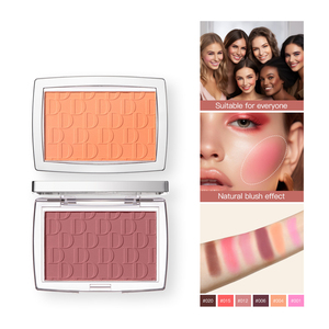 Palette di Blush Vegano ad Alta Pigmentazione 6 Colori, Etichetta Privata, Logo Personalizzato, Confezione Personalizzata, Set di Strumenti per il Trucco - Product Image 3