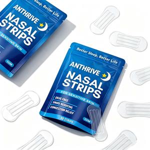 Tiras Nasales Extra Fuertes Anthrive con Logotipo Personalizado, Fabricante OEM, Tiras Nasales Anti Ronquidos de 3 Capas de PET, Venta al por Mayor para Deportes - Product Image 1