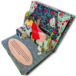 Impresión de libro emergente 3D personalizada para niños, diseño de libro de cuentos interactivo DIY de tapa dura con diseño de cuento de hadas - Product Image 2