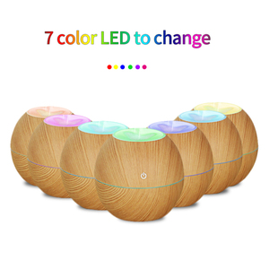 Mini Không Khí Mát Mẻ 5 V 130 Ml Khuếch Tán Nhà Máy Bán Hàng Trực Tiếp 7 Led Màu Flat Top Hạt Gỗ Usb Mát sương Tạo Độ Ẩm - Product Image 2