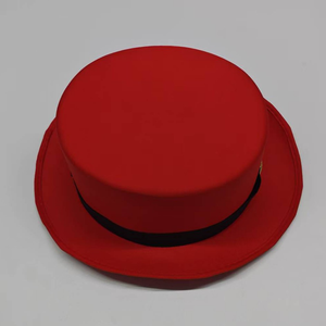 Sombrero Rojo de Fieltro Unisex para Fiestas, Navidad, Carnaval, Festivales, Accesorio para Actuaciones en Escenario, Usable en las Cuatro Estaciones - Product Image 4
