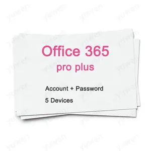 Office 365 Online Activation of License 365 Off Ice Pro Plus Account+password 5 Devices PC and MAC Are Sent By Email