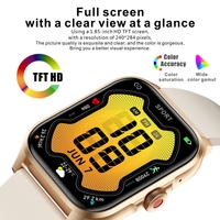 Smartwatch QX15 all'Ingrosso, Elegante e Leggero per Uomini e Donne, Display da 1,85 Pollici, Impermeabile IP68