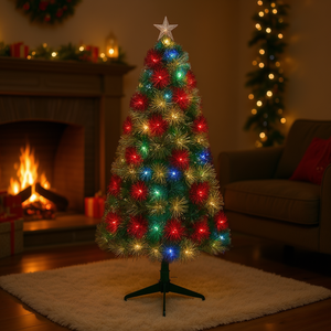 Christmas <b>Tree</b> 150cm 170T Multicolored Led Lights Remote Controlled Indoor Standing Pine <b>Tree</b> - Product Image 2