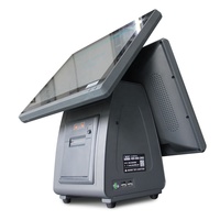 POS-терминал ABS8000 с сенсорным экраном 15 дюймов, металлический корпус, высококачественная кастомизация, процессор Intel, Bluetooth 5.2/Wi-Fi 6, NFC, Windows 7/10, 8 ГБ ОЗУ