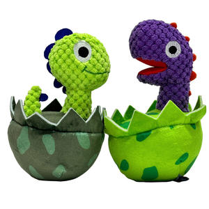 Hihfun ของเล่นสุนัขไดโนเสาร์ผ้ากำมะหยี่ทนทานเป็นมิตรกับสิ่งแวดล้อมตุ๊กตาสำหรับสุนัขขนาดเล็กขนาดกลาง - Product Image 1