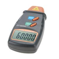 DT-2234C + RPM Tach Tester Meter 2.5-99,999RPM, Takometer Foto Digital Motor Jarak Otomatis, Per Mobil, Roda, Mesin Bubut, Elektrik