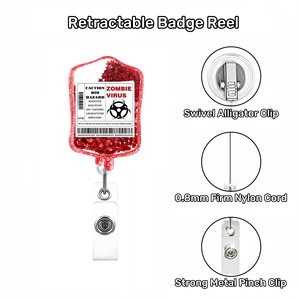 Divertenti Porta Badge Retrattili con Clip <span class=keywords><strong>per</strong></span> Infermieri, Porta Tessere con Clip a Coccodrillo, Regali e Accessori <span class=keywords><strong>per</strong></span> Medici e Operatori Sanitari - Product Image 5
