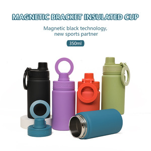 Stainless Steel <b>Thermos</b> Cup 350ml Vacuum Double Wall Portable Outdoor Water <b>Bottle</b> Travel Use - Product Image 5