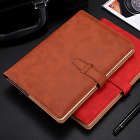 Carnet en cuir A5 de qualité supérieure avec fermeture à boucle magnétique Journal de journal personnalisable pour l'usage personnel de bureau d'école