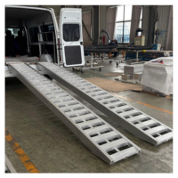 CAIXIN 2025 Rampes de levage de voiture portables robustes en aluminium pour le chargement d'excavatrices