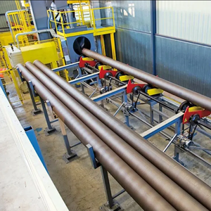 Nuevo túnel eléctrico tipo LPG cilindro granallado máquina Abrator 9001 certificación acero construcción motor abrasivo - Product Image 6