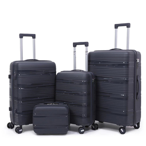 Kết hợp không thấm nước Khóa bánh xe câm PP 20 + 24 + 28 bộ chất lượng cao tùy chỉnh logo puller hộp đặt hộp nội trú nam và nữ - Product Image 6