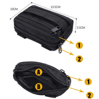 Pochette en nylon personnalisée du système Molle Petits sacs à attacher à la ceinture Sac à dos Pratique Randonnée