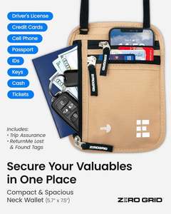 ตัวอย่างฟรี กระเป๋าจัดระเบียบพาสปอร์ต RFID ระดับพรีเมียม สำหรับครอบครัว - Product Image 3