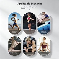 Masseur de jambes circulaire EVA pour femmes, soulagement des muscles des cuisses, rouleau à picots, dispositif de relaxation corporelle complète