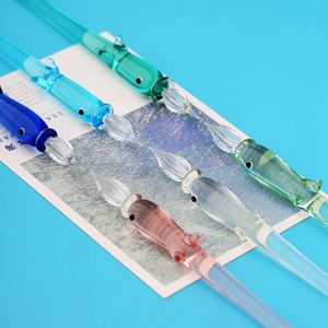 Tianmoonman — stylo de trempage en verre, série baleine, fait à la main, couleur, test à l'encre, peinture artistique, pour étudiants, fabriqué en chine - Product Image 6