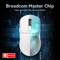 Souris de jeu sans fil tri-mode légère Attack Shark X3 Pro 59g PAW3395 26000 DPI 4K/8K avec taux de réponse rapide et garantie d'un an