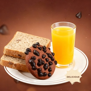 Giá Thấp Bán Buôn Kỳ Lạ Đồ Ăn Nhẹ Cookie Sô Cô La Mini Cookie Bánh Quy 260 gam/hộp Đôi Sô Cô La Chip Cookie - Product Image 4