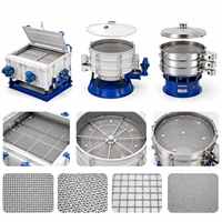 Industrielle Vibrationssiebmaschine Elektrisches Rotierendes Vibro-Sieb Pulverseparator für Mehl Zucker Lebensmittelindustrie