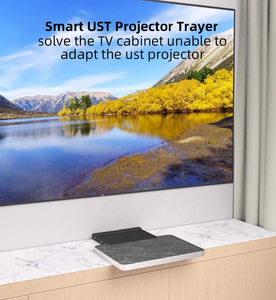 <span class=keywords><strong>Support</strong></span> de projecteur <span class=keywords><strong>motorisé</strong></span> Yinzam UST avec plateau coulissant intelligent, synchronisation automatique, plateau rétractable jusqu'à 200 pouces de projection - Product Image 2
