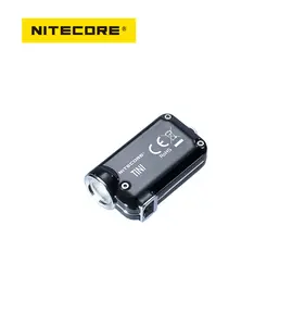 NITECORE 2 년 무료 보증 TINI SS 키 체인 마이크로 USB 충전식 380 루멘 스테인리스 Kapok 디자인 상 중국