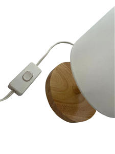 Natürliche hölzerne Talle Lampe Tc Stoff Lampen schirm Schreibtisch lampe Innen beleuchtung - Product Image 5