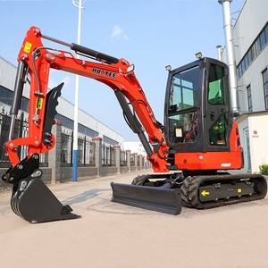 Excavadora hidráulica pequeña de 3.5 toneladas en venta, miniexcavadora de alta calidad multifuncional para uso agrícola, miniexcavadora compacta. - Product Image 1